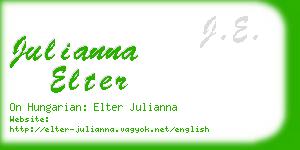 julianna elter business card